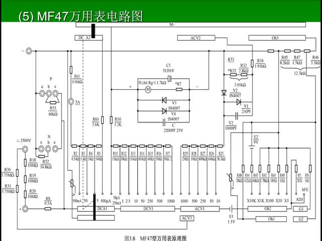  #電工教學    關注我帶你從零起步入門電氣工程師電工技師，本期講解萬用表內部原理直流電壓測量原理，萬用表內