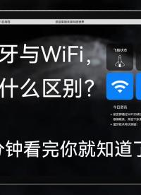 藍(lán)牙和WiFi有什么區(qū)別？#藍(lán)牙#wifi 