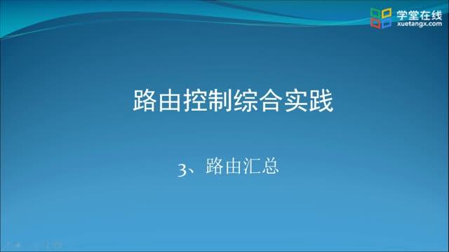 [6.6.3]--6.6-3路由汇总实践