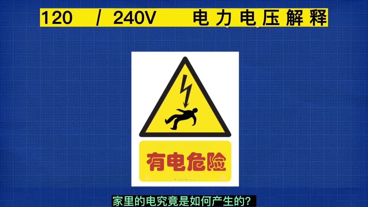 00025 家里的電是怎么產生的？