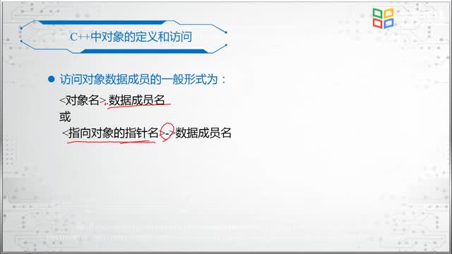 [4.3.1]--1.3C++中對象的定義和訪問_clip002
