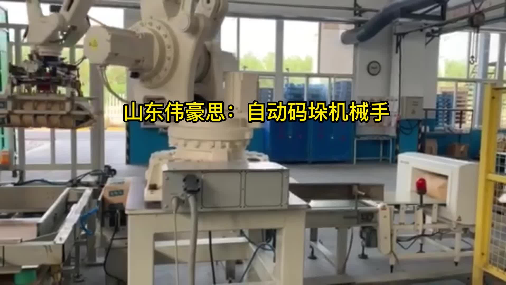 紙袋自動搬運碼垛設(shè)備 碳酸鈣粉碼垛機器人
