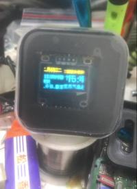 0.96OLED顯示時間，天氣。桌面小物#單片機 #物聯網 #電子制作 #電子diy 