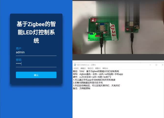 基于Zigbee的智能LED灯控制系统