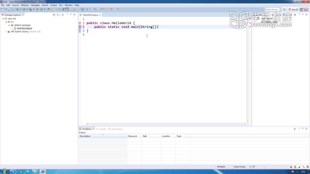 Java程序設(shè)計(jì)：使用eclipse建立Java項(xiàng)目、編寫(xiě)和運(yùn)行Java程序(2)#Java程序設(shè)計(jì) 