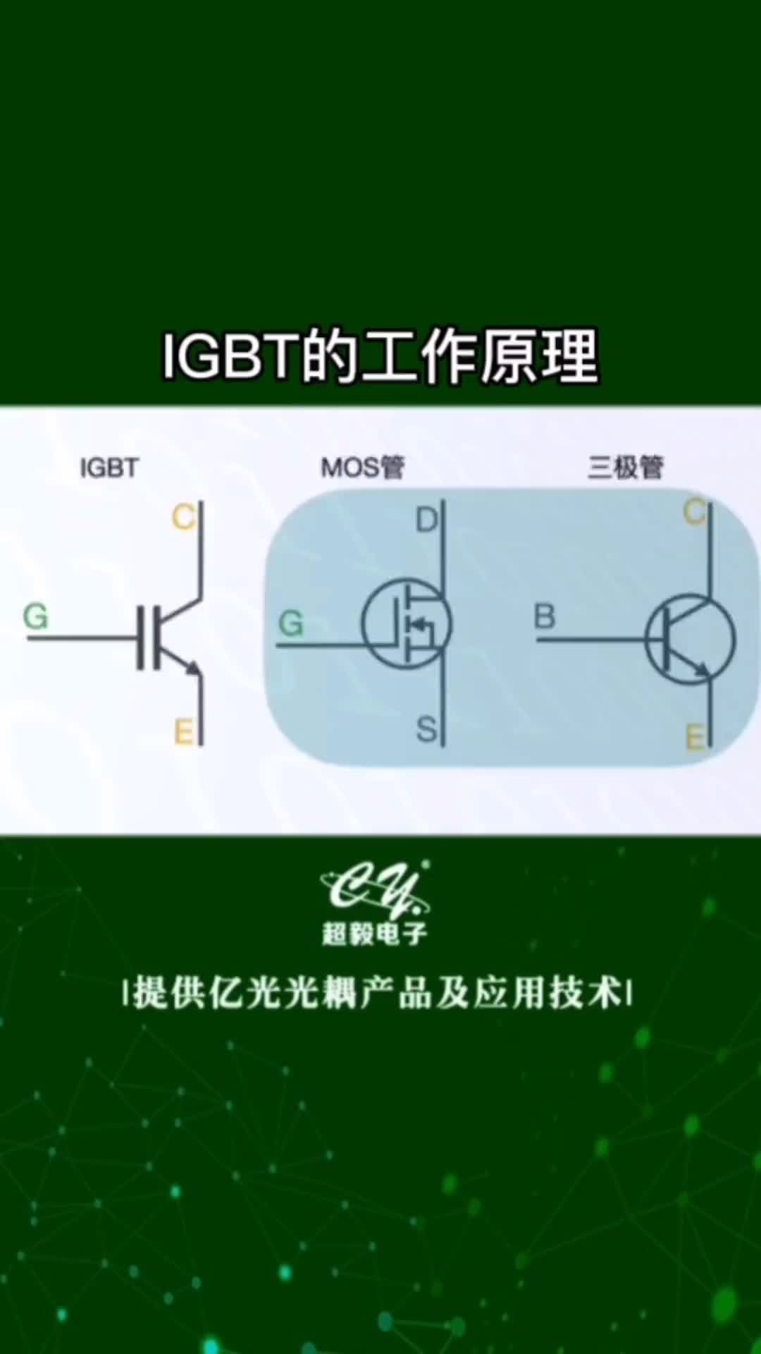 IGBT的工作原理#电子元器件 #电工知识 #IGBT  