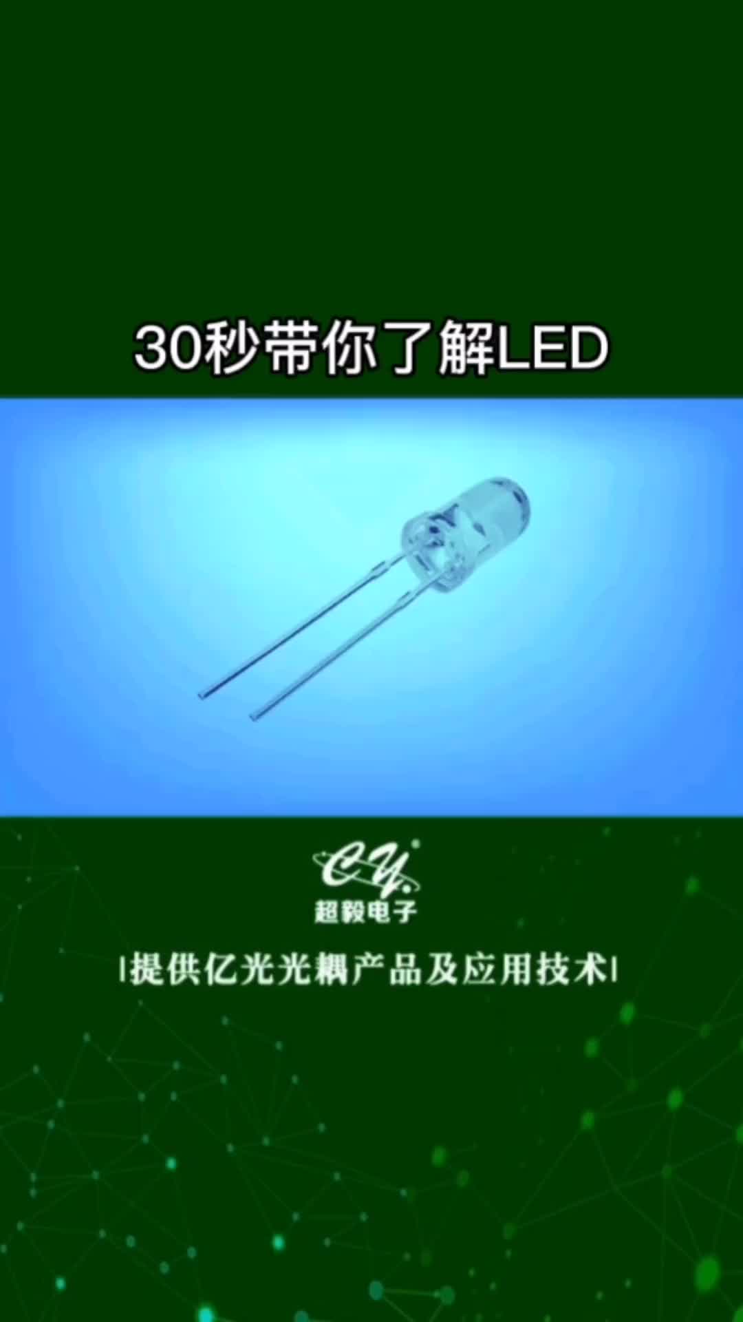 00042 30秒带你了解LED（发光二极管）#电子元器件 #发光二极管 #LED #电工知识 