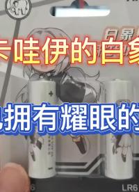00021 外表卡哇伊的白象電池，是否也擁有耀眼的性能？ #電子愛好者 #電池 #五號電池 #堿性電池 