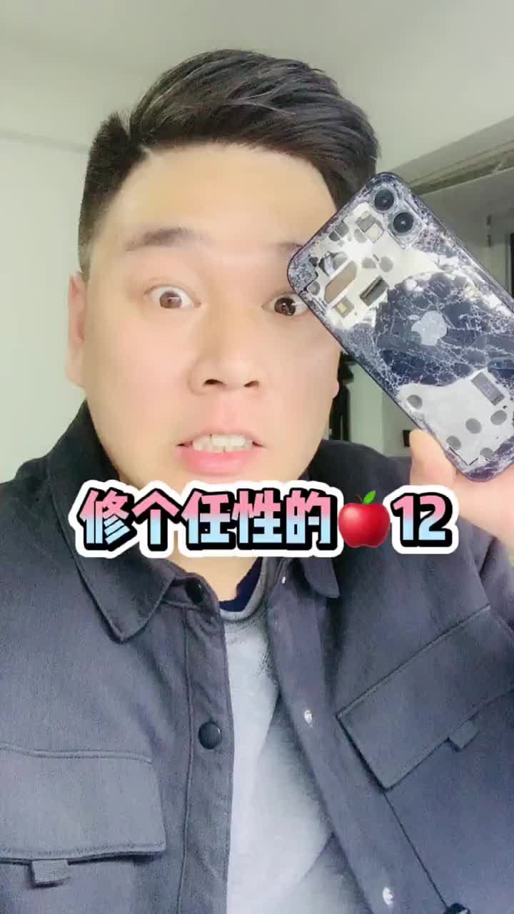 修个~任性的 iPhone12！ #手机维修 #iphone12   #财经科技创作者大会 #硬声创作季 