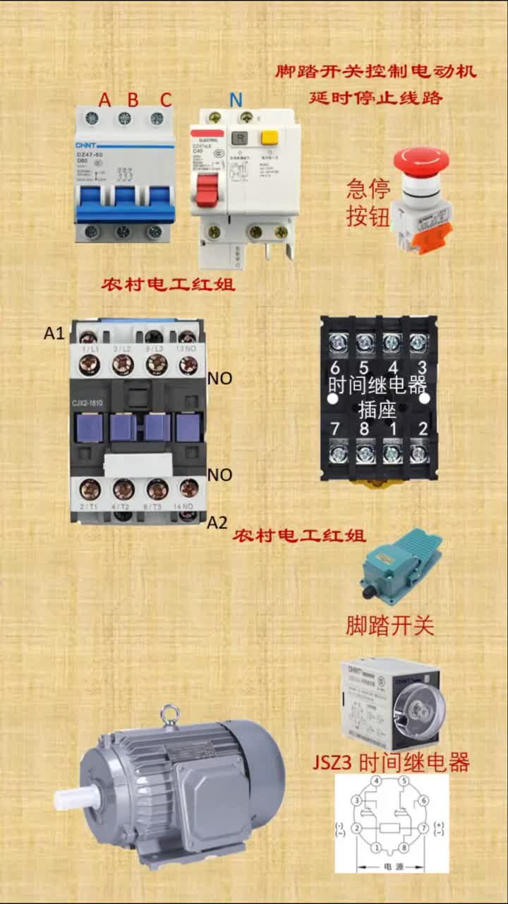 #電工知識 #電工實物接線圖 #電動機 #硬聲創作季 