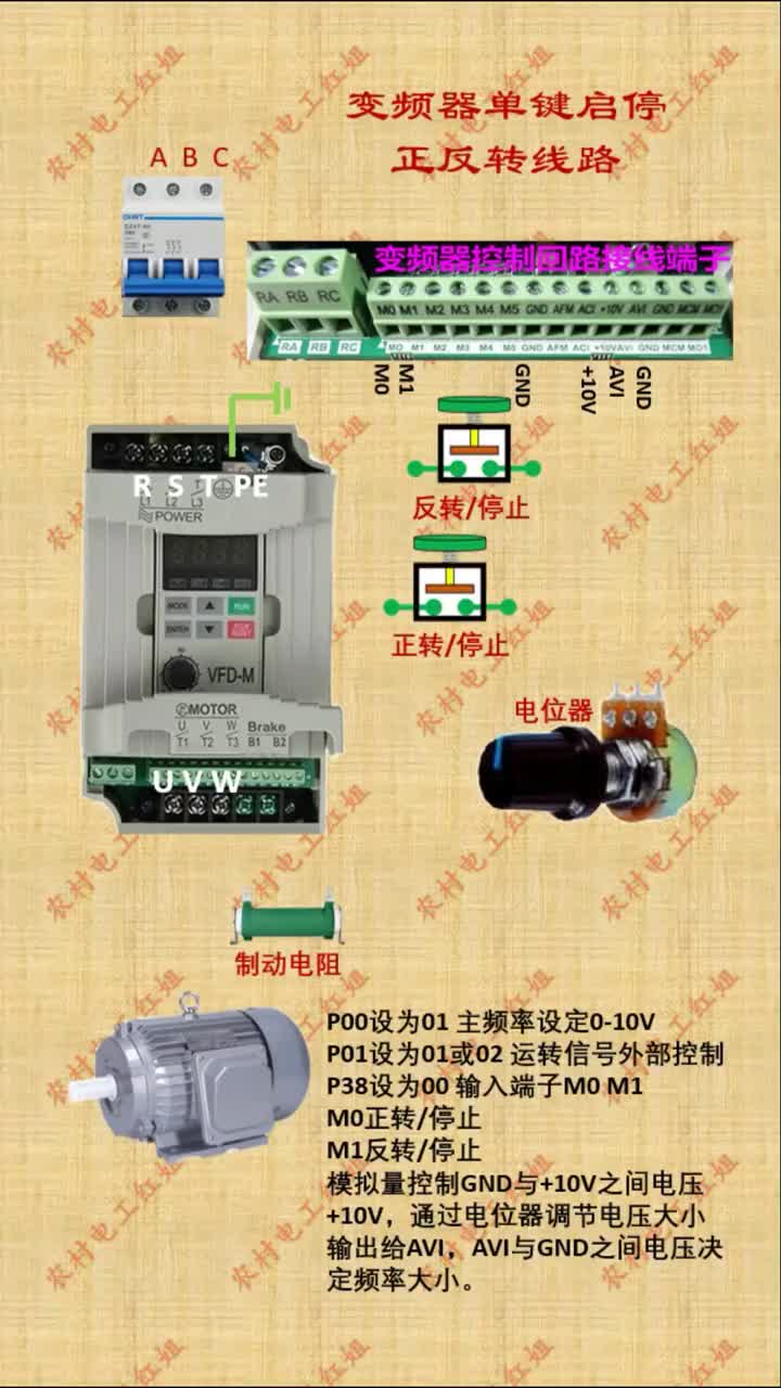 #電工知識 #變頻器 #電動機正反轉 #硬聲創作季 