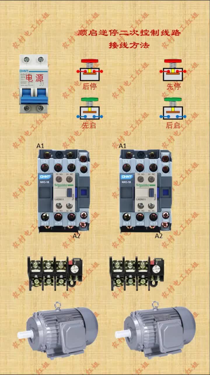 #電工知識 #電工接線 #順啟逆停 #硬聲創作季 