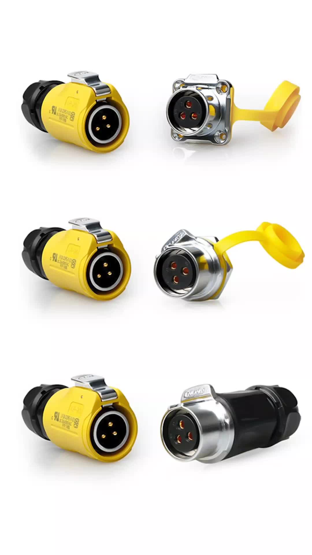 LP-20黄色款 圆形连接器抗震测试-科耐沃尔