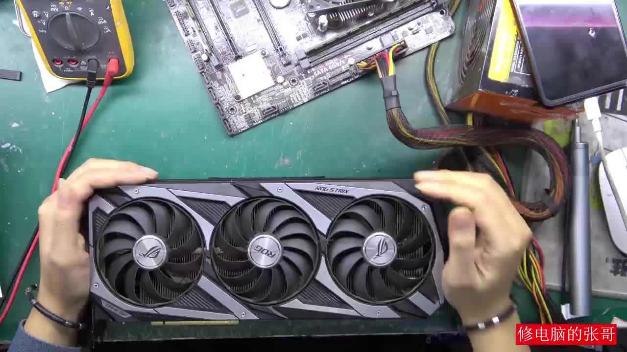 【顯卡維修】土豪給ROG3090顯卡改散熱結(jié)果又翻車了看著都心疼這還能修好嗎#硬聲創(chuàng)作季 