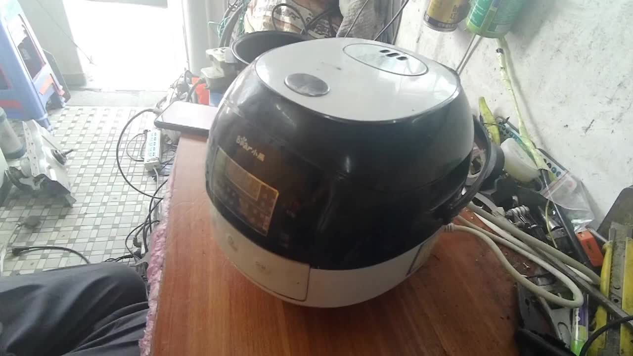 電飯煲電源燒毀的維修，變壓器電源替代電子板電源效果更好更耐用#硬聲創作季 