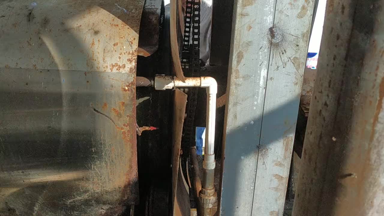 滾筒格柵機總鏈條怎么辦？修理班長自制張緊輪很實用#硬聲創(chuàng)作季 