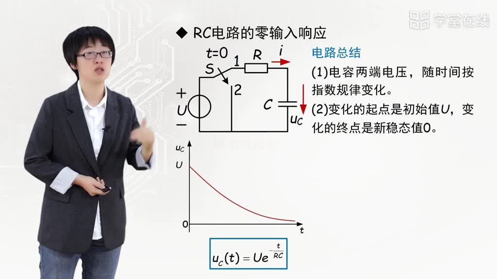 RC電路的零輸入響應(2)#電子知識 