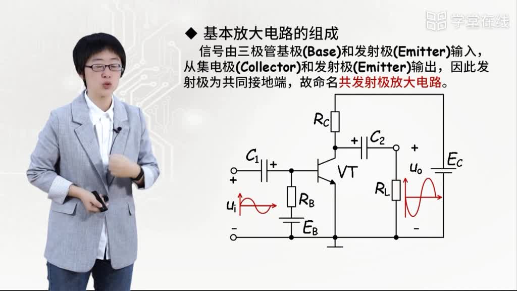 基本放大電路的組成(2)#電子知識 