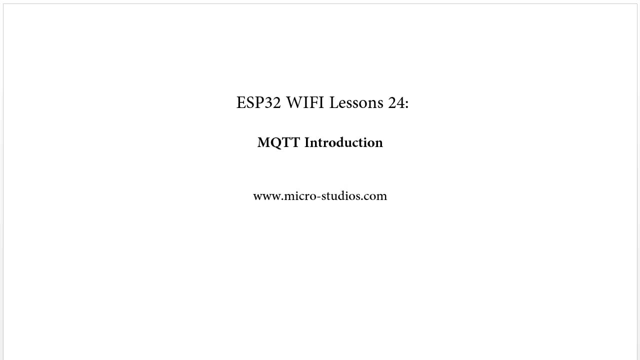 ESP32 WIFI教程二十四: MQTT簡(jiǎn)介