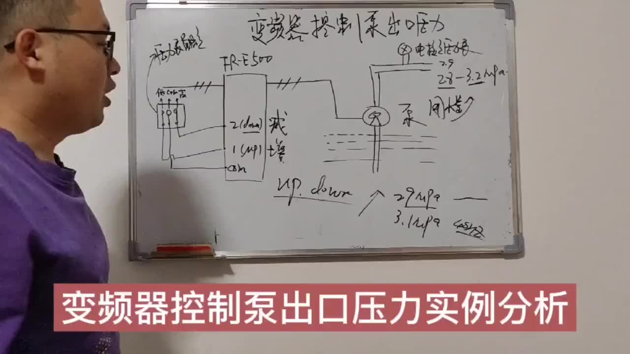 變頻器控制泵出口壓力應用實例，簡單又實用#硬聲創(chuàng)作季 