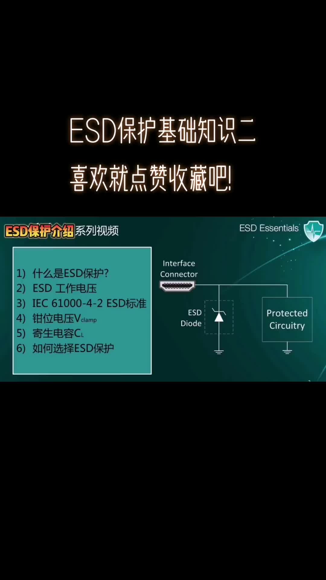 #電子元器件 ESD保護基礎系列課程2 #實用技術分享 #電子工程師 #電子技術 #電子 