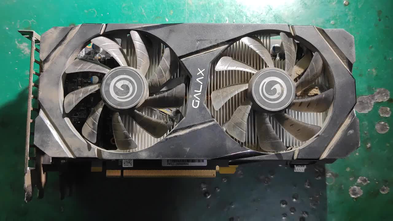 两片影驰gtx1660S，刚下工地，开机黑屏不认卡。#硬声创作季 