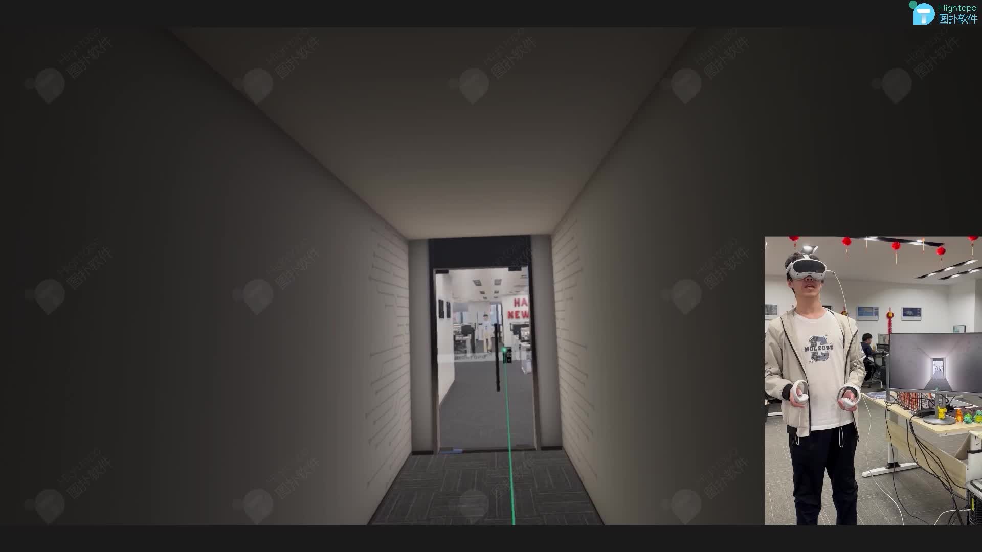 虛擬現實 VR 智慧辦公室可視化監控 #數字孿生 #三維可視化 #VR #虛擬現實 