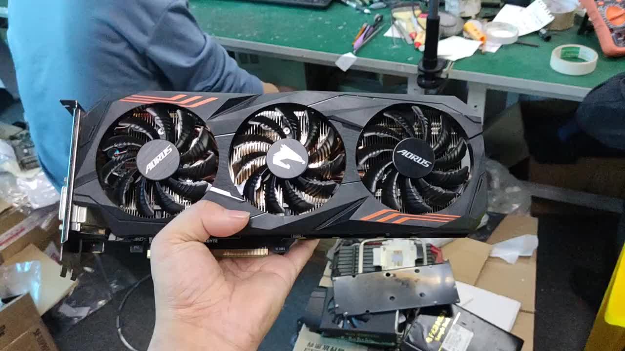 維修一張技嘉1070ti顯卡，維修過程枯燥且乏味，大家不要點進來看 #芯片級維修 #電腦 #拆#硬聲創作季 