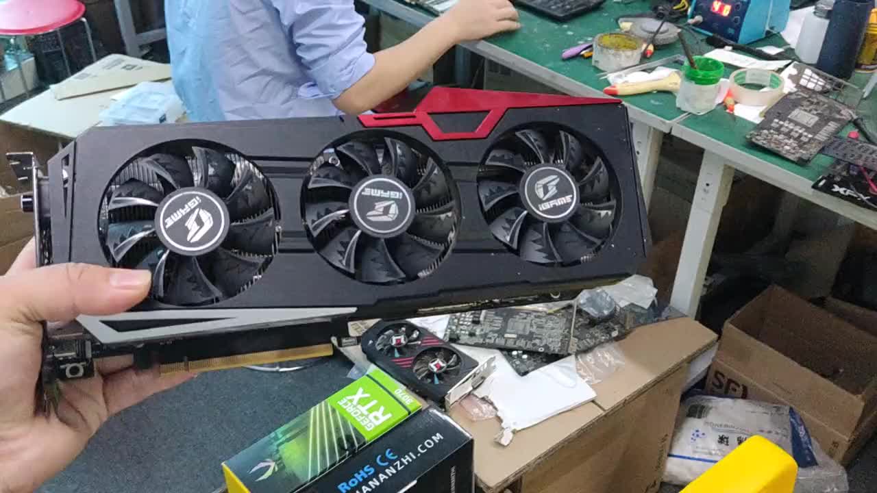 幫粉絲維修冒煙的七彩虹2060 6G顯卡，燒成這樣了，也能修好？ #電腦知識 #顯卡 #顯卡維#硬聲創作季 