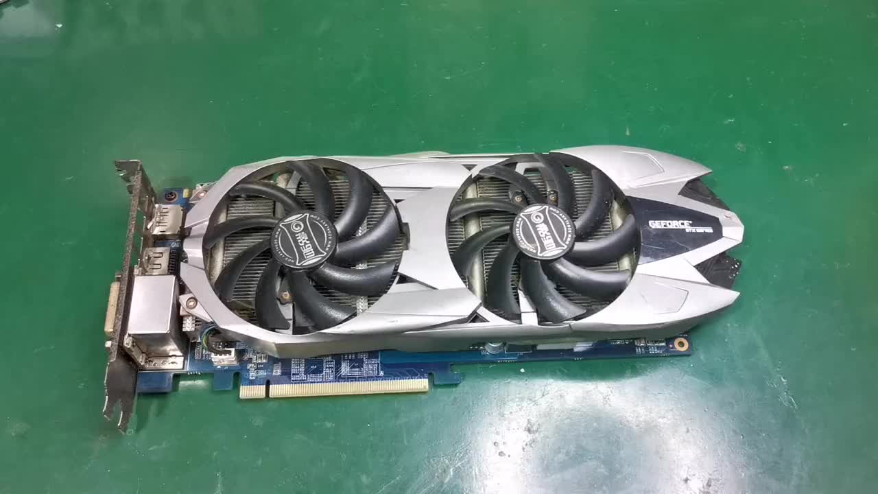 影馳GTX760黑將打不上驅動維修視頻教程看看能不能秒殺！ #芯片級維修 #顯卡維修教程 #影#硬聲創作季 