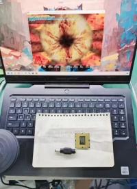 華為榮耀獵人v700游戲筆記本玩游戲幾分鐘黑屏維修 黑屏后還有游戲聲音 鍵盤有反應 #電腦維修#硬聲創作季 