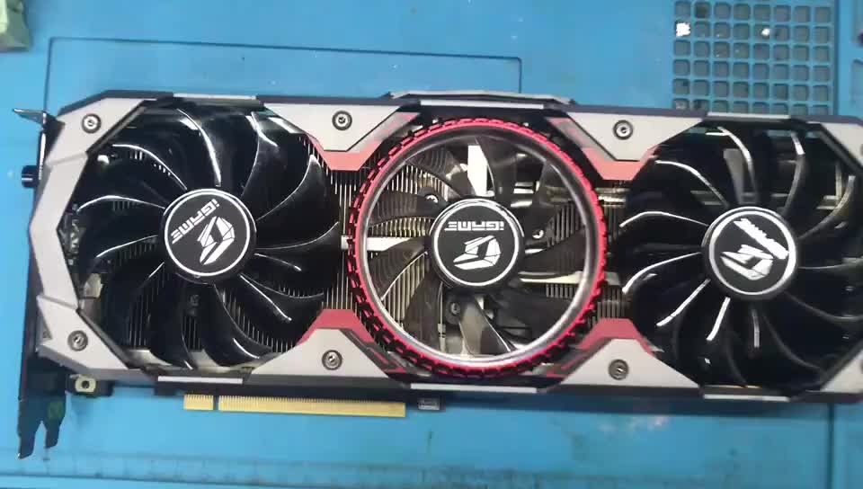 #顯卡維修 武漢修筆記本、顯卡之——進水長綠毛的影馳RTX2080還能修好嗎？#筆記本維修 ##硬聲創作季 