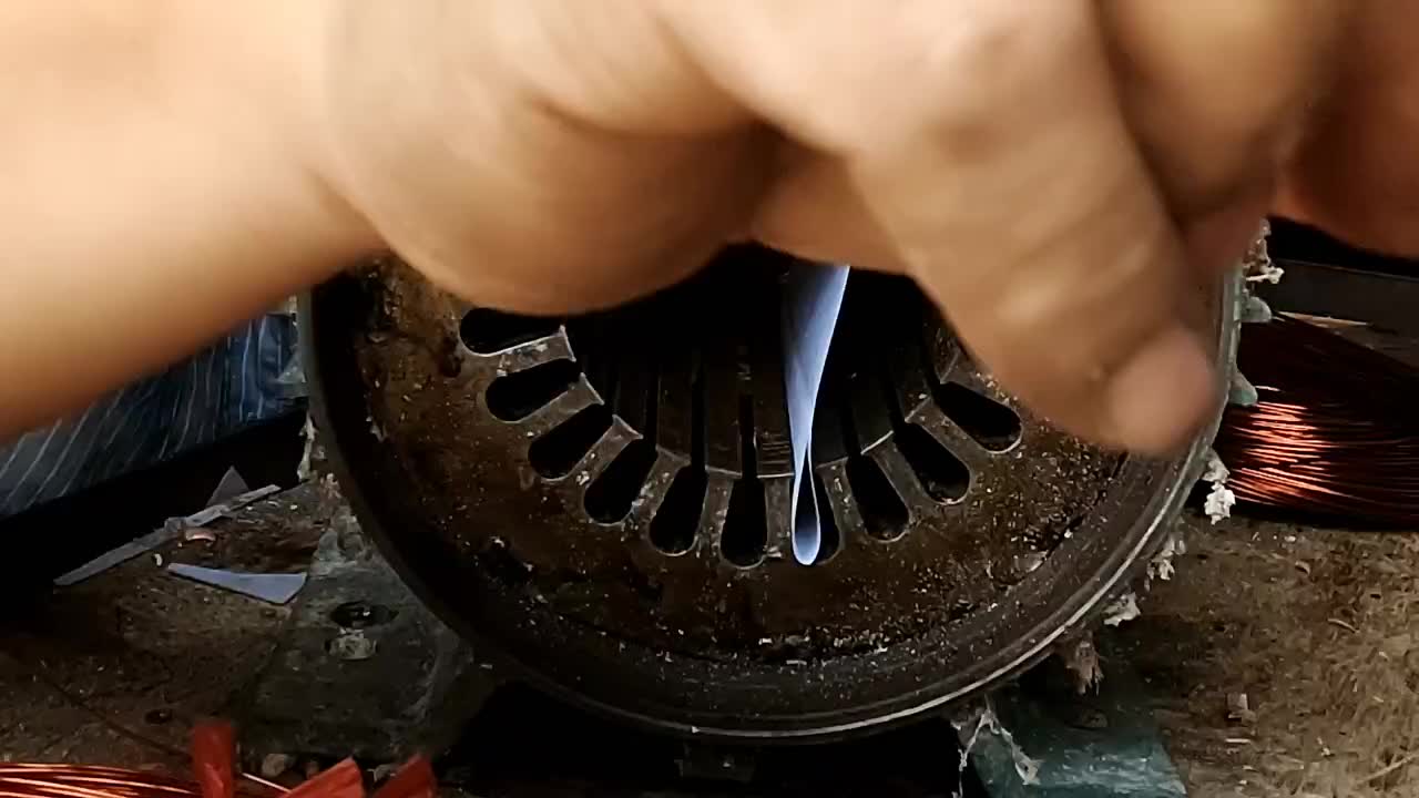 單相電機下線中 #電機維修#硬聲創(chuàng)作季 