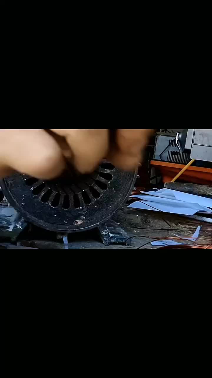 打米機電機下線中 #電機維修#硬聲創作季 