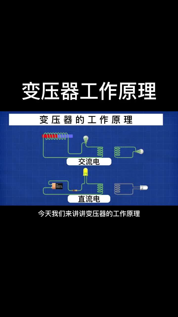 變壓器工作原理！#變壓器 #變壓器原理 #電子#硬聲創(chuàng)作季 