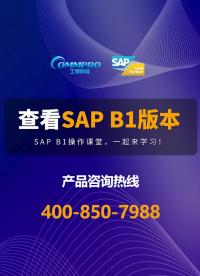 SAP系統操作教程（第5期）:SAP B1版本號查看攻略#sap 