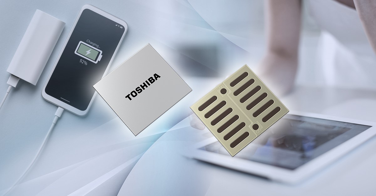 東芝推出具有更低導通電阻的小型化超薄封裝共漏極MOSFET，適用于快充設備