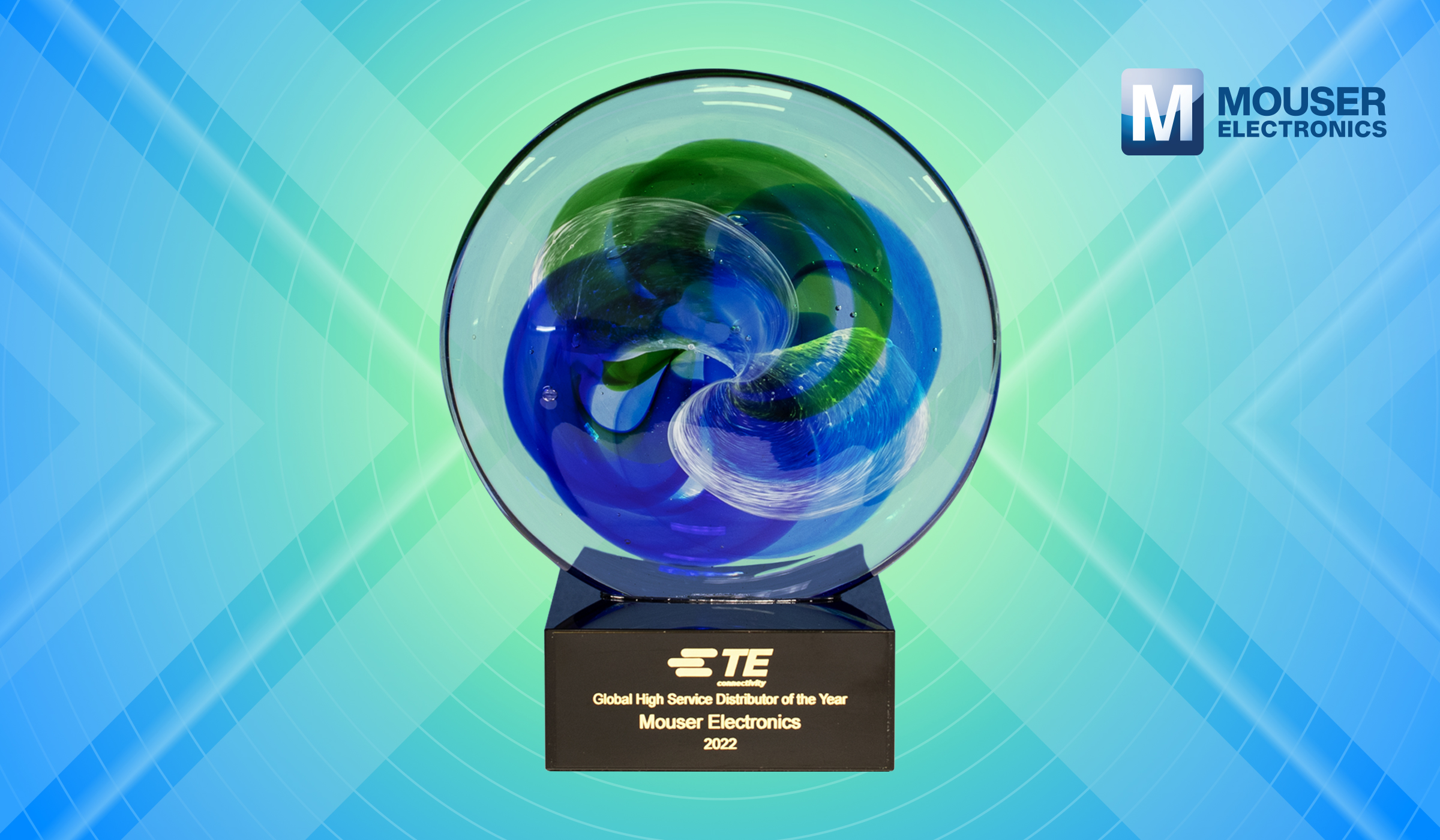 貿澤電子第九次榮獲TE Connectivity年度全球卓越服務代理商獎