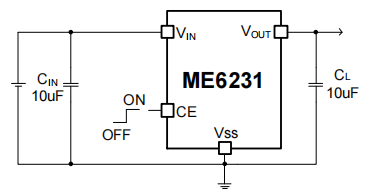 ME6231A33PG 18V，低功耗，高精度，高PSRR LDO調節器