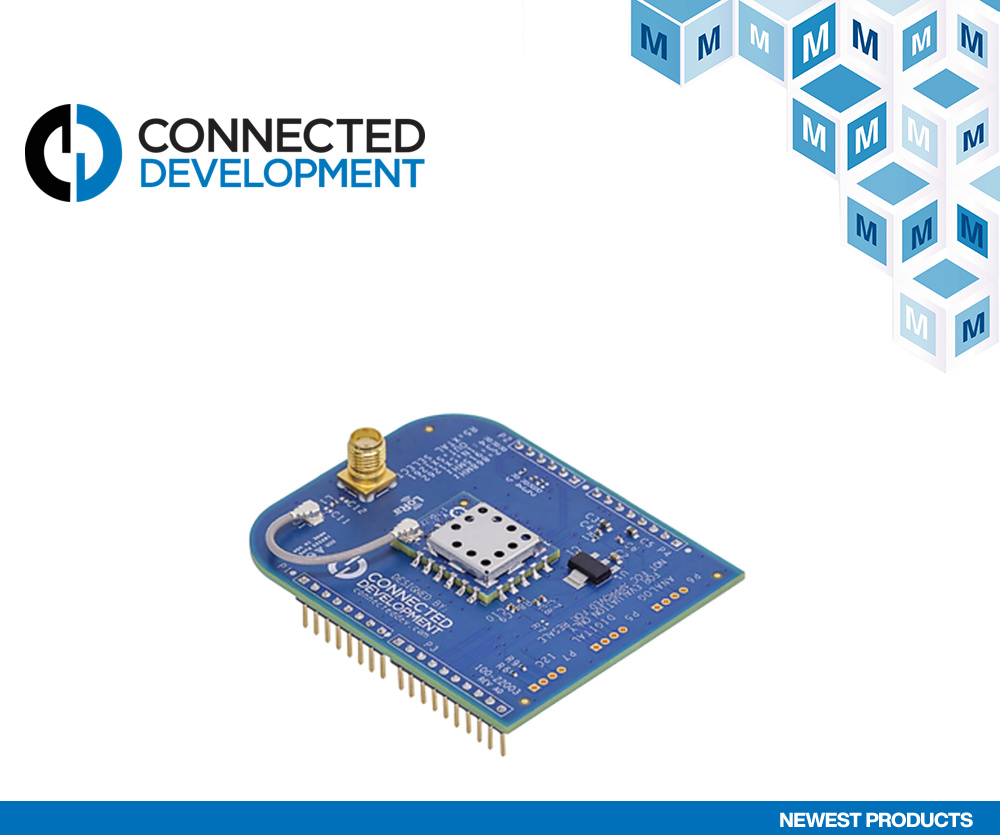 貿澤開售Connected Development XCVR開發板 讓無線物聯網設計更簡單