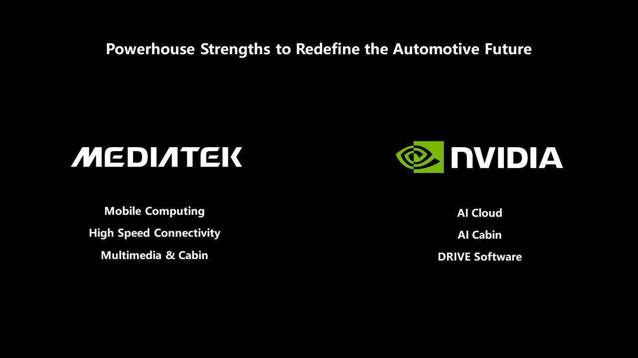 MediaTek与NVIDIA<b class='flag-5'>携手</b><b class='flag-5'>合作</b>，为<b class='flag-5'>汽车行业</b>提供全产品方案