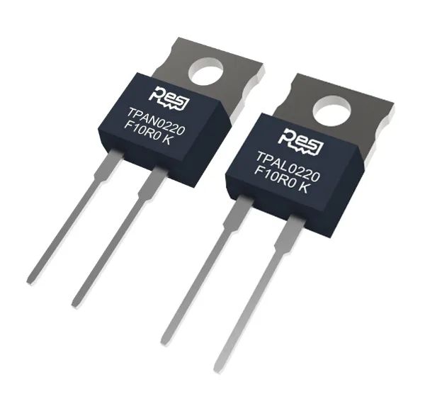 TPAN0220和TPAL0220系列新一代平面無感功率電阻器