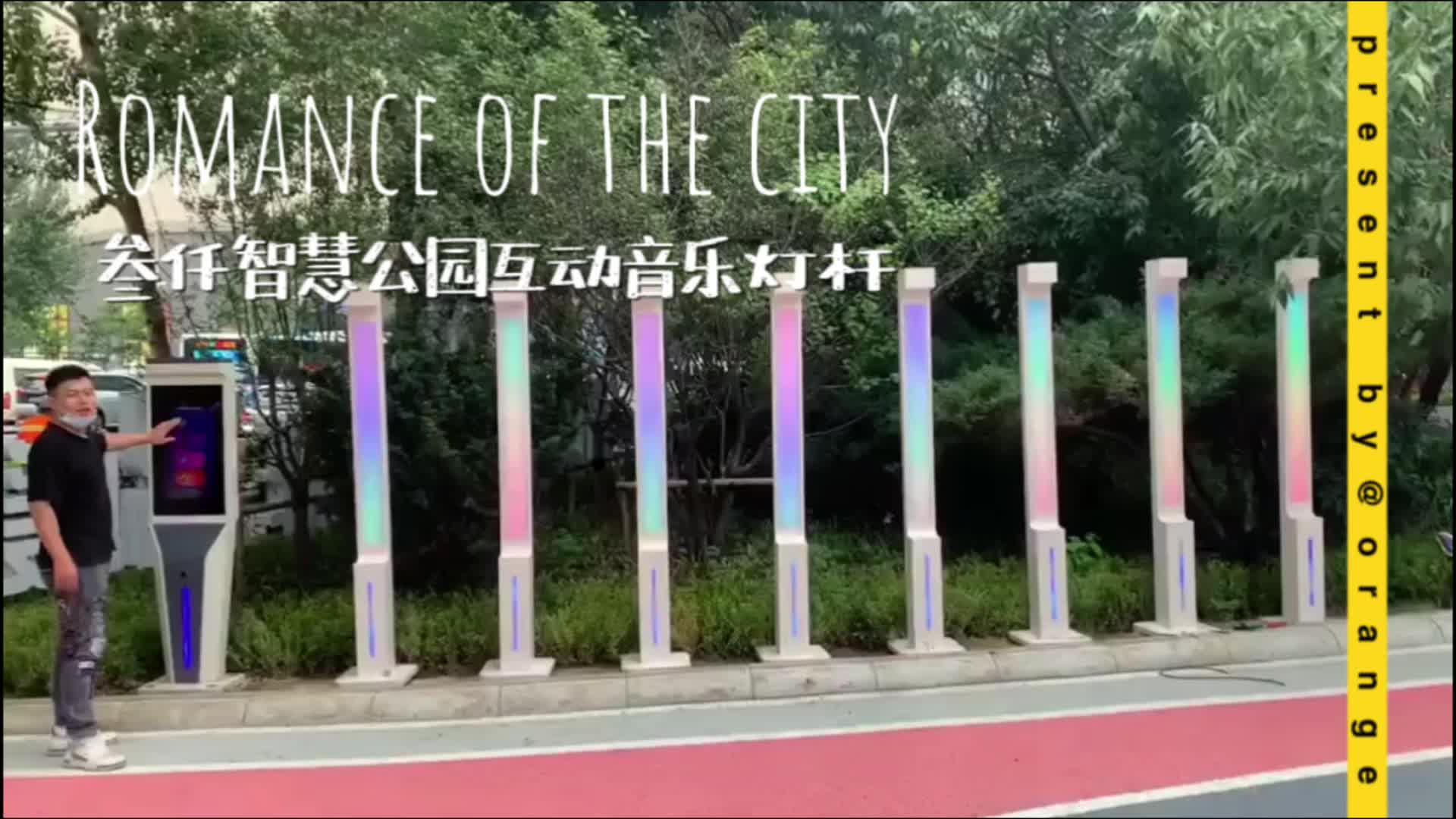 叁仟智慧公園音樂互動燈桿系統(tǒng)解決方案_智慧公園互動裝置_科普裝置#叁仟智慧 #SVIP-3012  