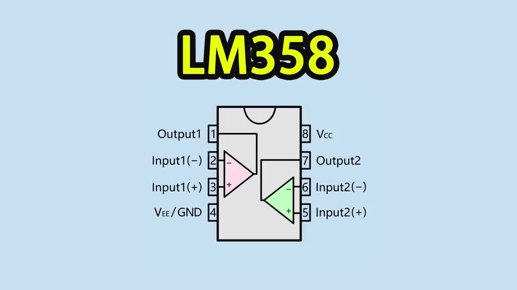 《万众一芯》016-LM358集成运放芯片初识，运算放大器应用-Neo #运放 #运放芯片 ##硬声创作季 