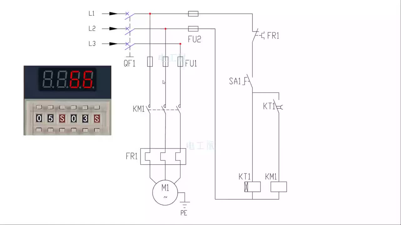 電工電路解析，這個時間繼電器很有趣，還可以這樣用#硬声创作季 