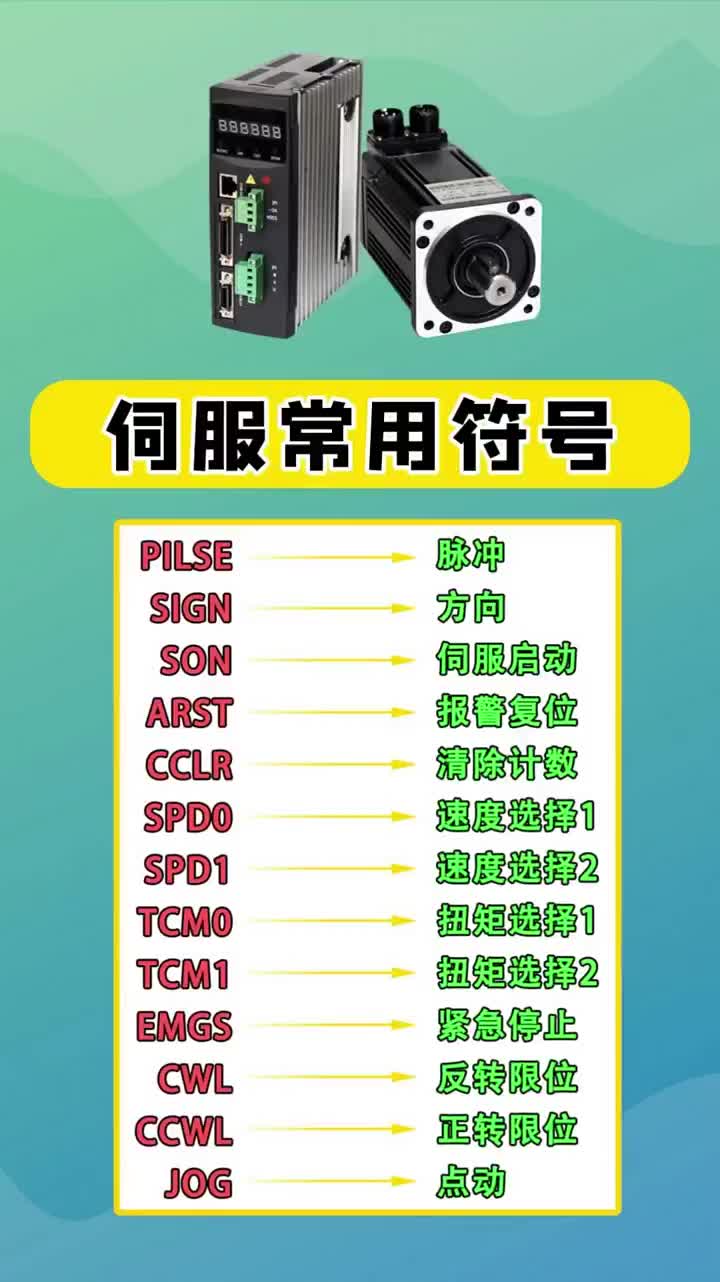 記住這些符號(hào)，你就是大神了，點(diǎn)贊以后慢慢看！?#伺服?#硬聲創(chuàng)作季 