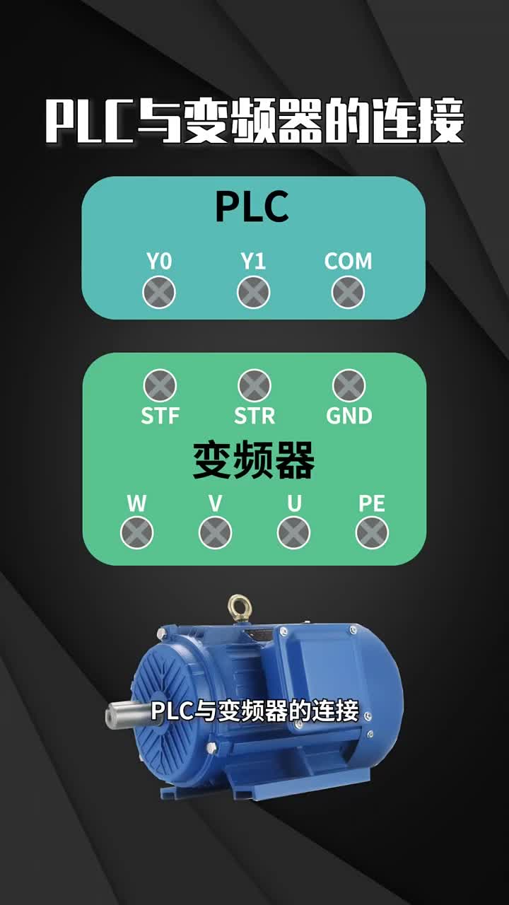 PLC與變頻器的連接??#PLC??#漲知識??#零基礎學電工?#硬聲創(chuàng)作季 