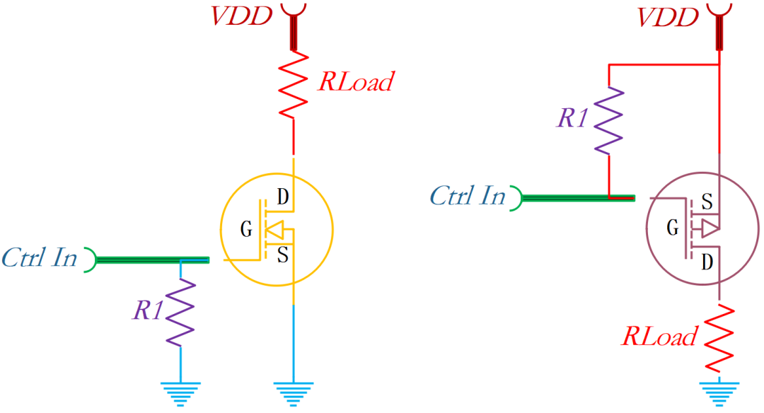 MOS管驱动电路原理图