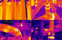红外热成像在线测温诊断系统被应用在不同的工业场所中发挥温度检测预警的作用