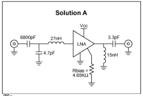 調(diào)諧MAX2530 LNA用于450MHz CDMA2000